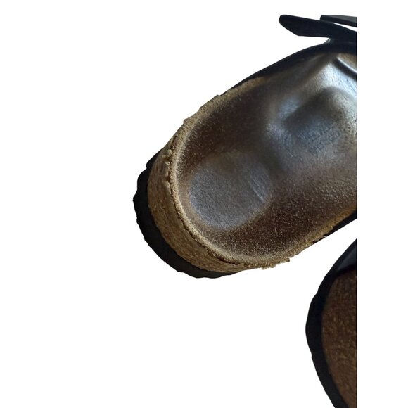 Birkenstock Arizona Two-Strap Buckle Slide Footbed Sandal Unisex Black Brown - Picture 7 of 7